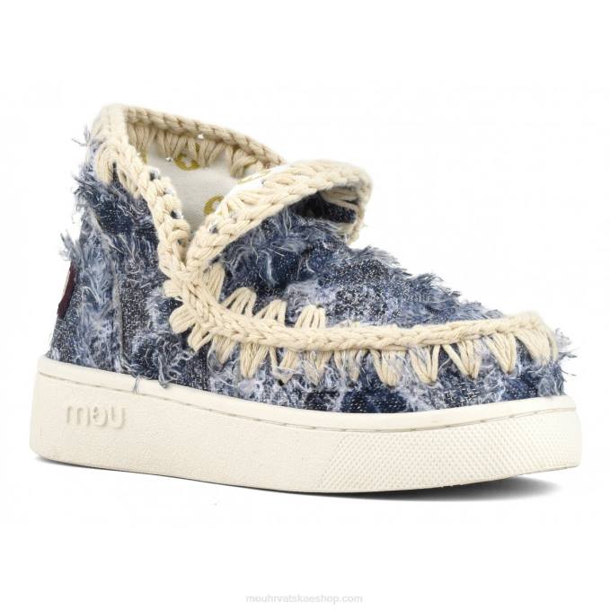 denim patchwork Mou djece ljetne traperice eskimo tenisica Z46H784
