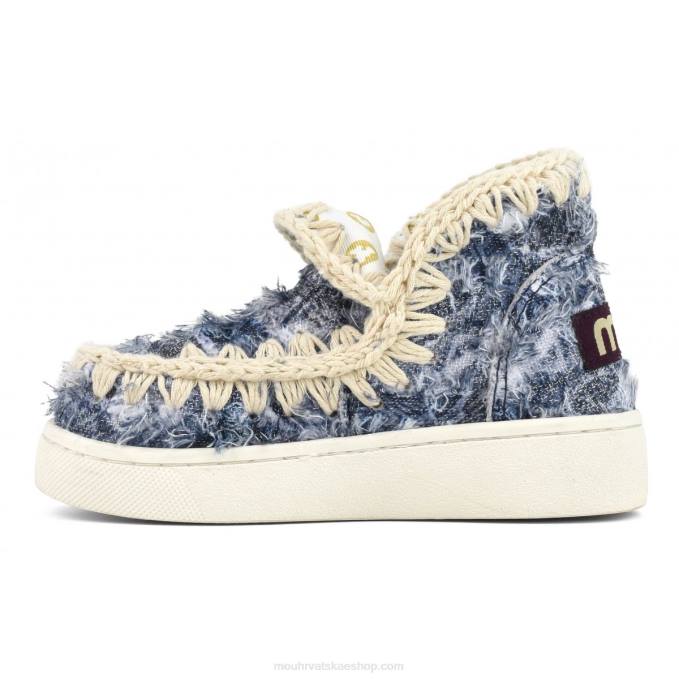 denim patchwork Mou djece ljetne traperice eskimo tenisica Z46H784