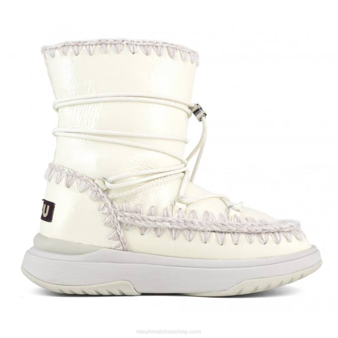 lakirana bijela Mou žene jogger snowboot kratke Z46H375