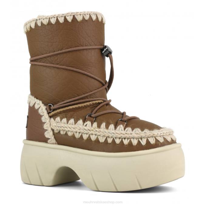 nubuk konjak Mou žene Eskimo snow boot twist short Z46H353