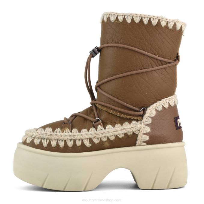 nubuk konjak Mou žene Eskimo snow boot twist short Z46H353