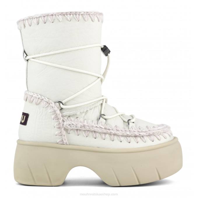 nubuk pravi bijeli Mou žene Eskimo snow boot twist short Z46H352