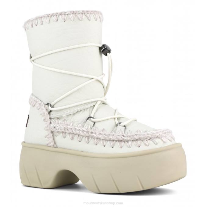 nubuk pravi bijeli Mou žene Eskimo snow boot twist short Z46H352