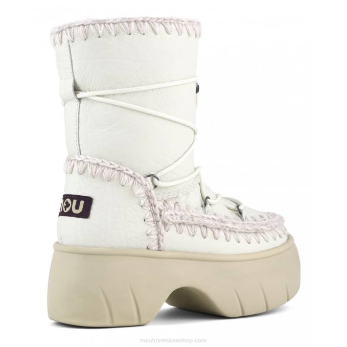 nubuk pravi bijeli Mou žene Eskimo snow boot twist short Z46H352