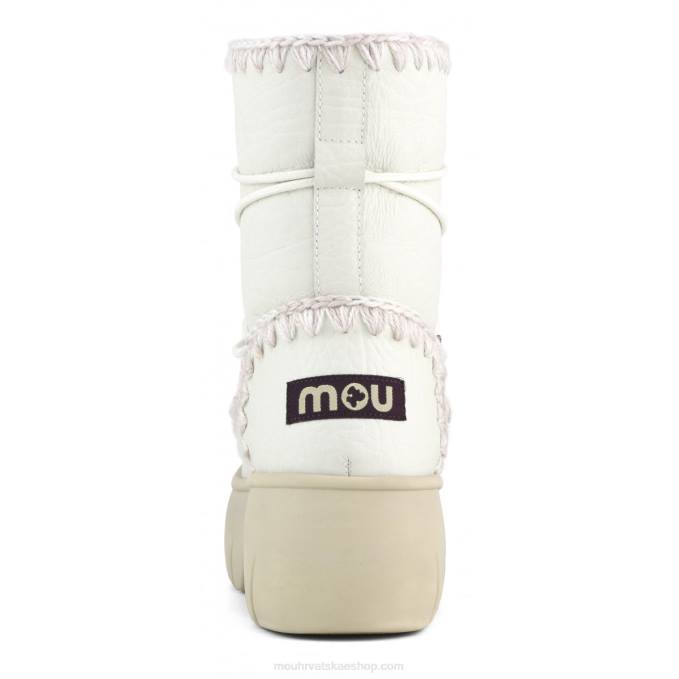 nubuk pravi bijeli Mou žene Eskimo snow boot twist short Z46H352