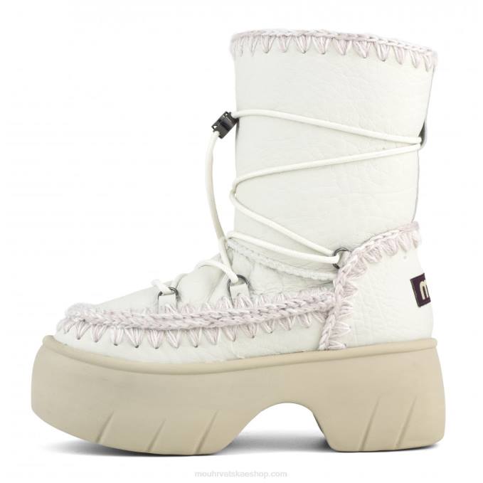 nubuk pravi bijeli Mou žene Eskimo snow boot twist short Z46H352