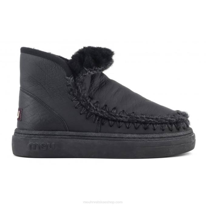 nubuk crna Mou žene eskimo tenisice bold 743 Z46H748