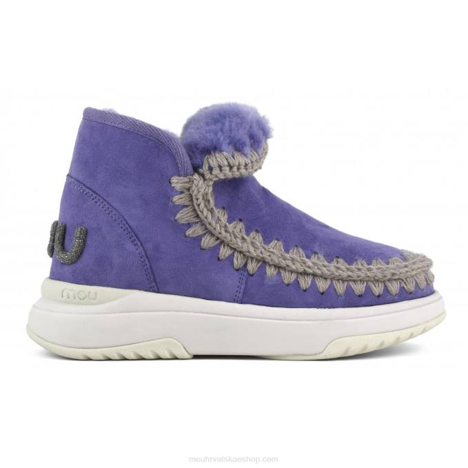 suton ljubičasta Mou žene eskimo jogger svjetlucavi logotip Z46H764