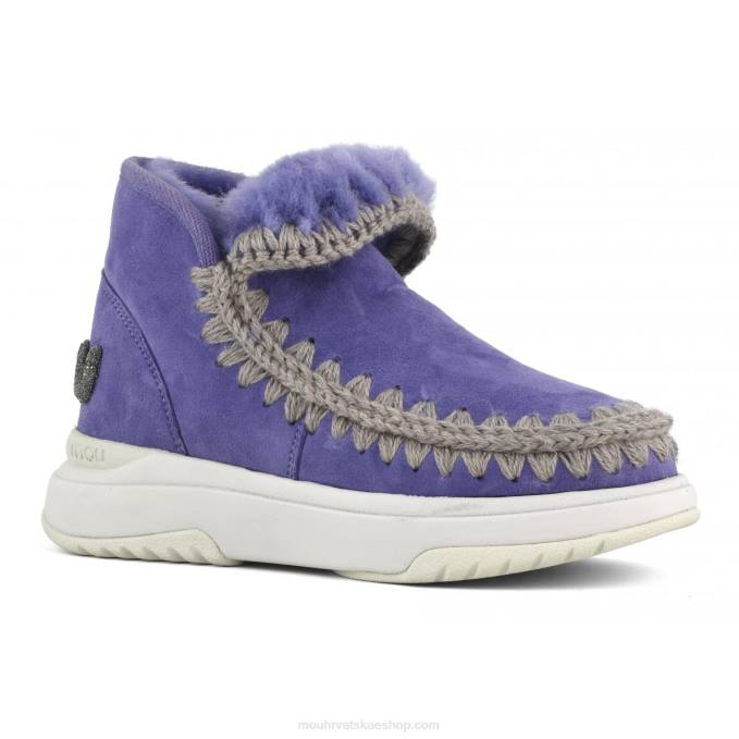 suton ljubičasta Mou žene eskimo jogger svjetlucavi logotip Z46H764