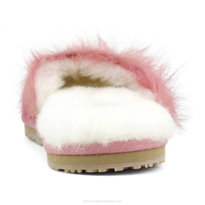 duga kosa poni roza fuxia Mou žene duga kosa ponyskin fur slide papuča Z46H500