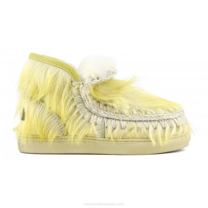duga kosa poni bijela Mou žene eskimo tenisica duga kosa ponyskin Z46H679