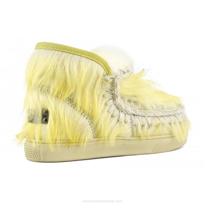 duga kosa poni bijela Mou žene eskimo tenisica duga kosa ponyskin Z46H679