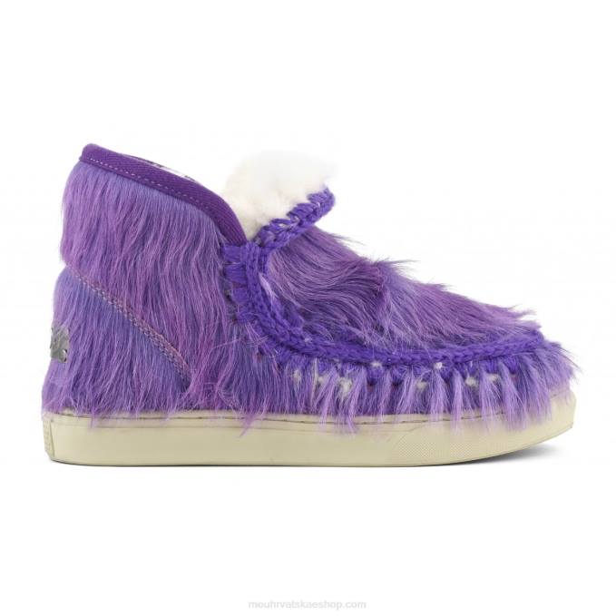 duga kosa poni ljubičasta Mou žene eskimo tenisica duga kosa ponyskin Z46H678