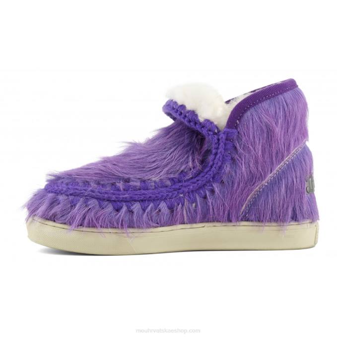 duga kosa poni ljubičasta Mou žene eskimo tenisica duga kosa ponyskin Z46H678