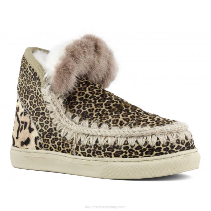 ponyskin mali gepard leo Mou žene eskimo tenisice ponyskin mix patchwork Z46H657