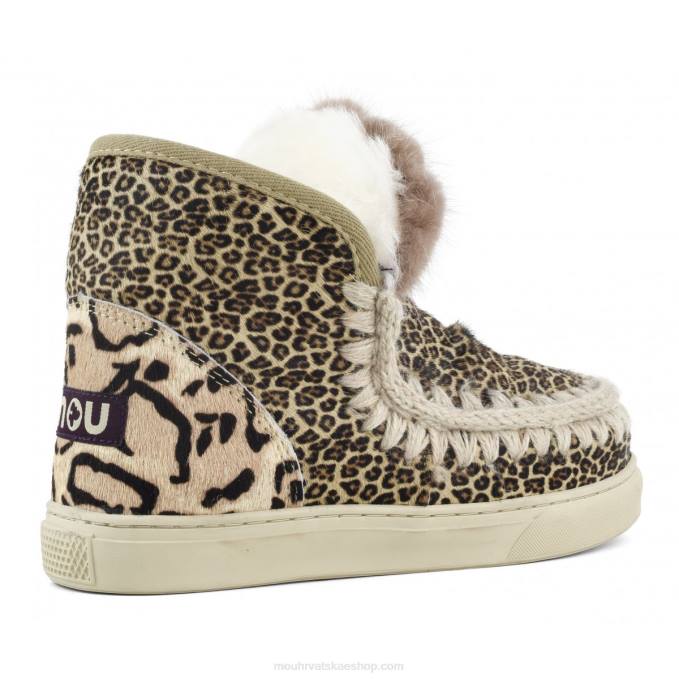 ponyskin mali gepard leo Mou žene eskimo tenisice ponyskin mix patchwork Z46H657