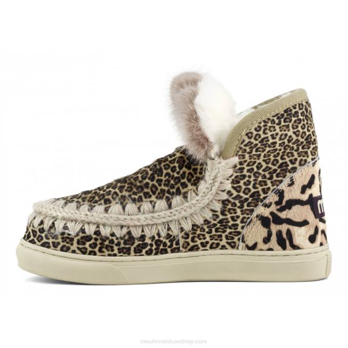 ponyskin mali gepard leo Mou žene eskimo tenisice ponyskin mix patchwork Z46H657
