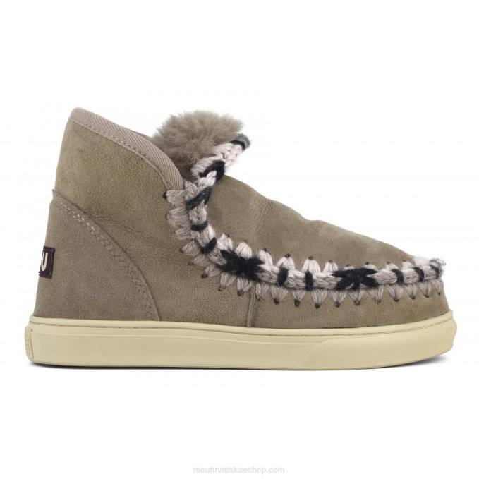 slonova siva Mou žene eskimo tenisice overstitching Z46H590