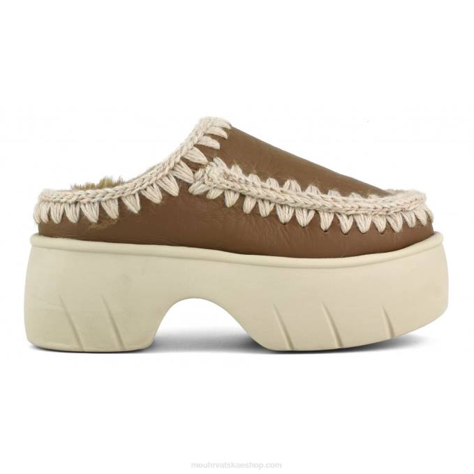 nubuk konjak Mou žene eskimo clog twist Z46H526