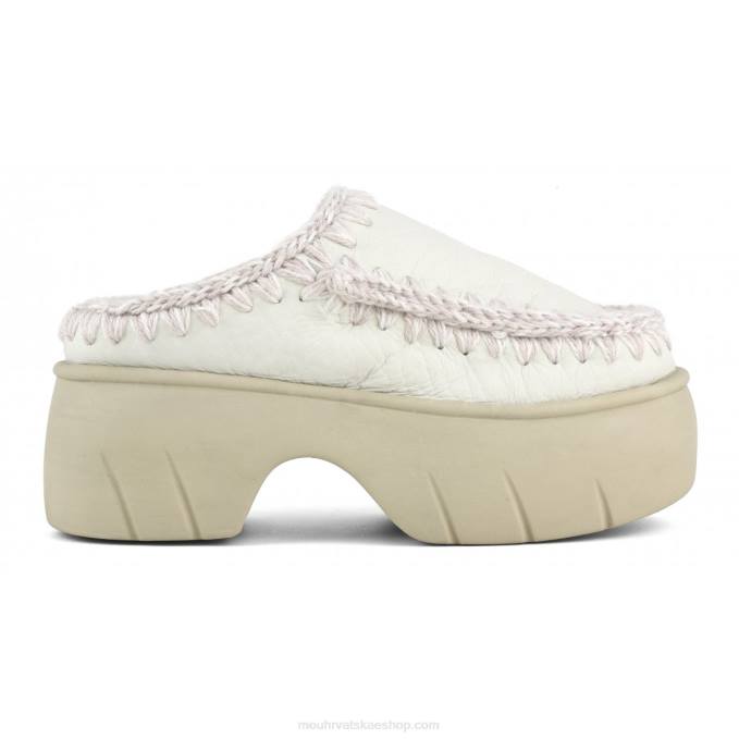 nubuk pravi bijeli Mou žene eskimo clog twist Z46H525