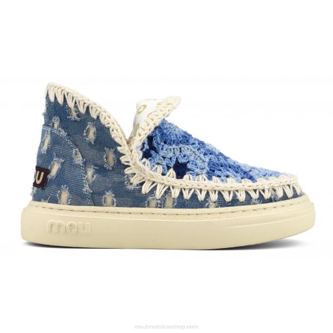 denim patchwork Mou žene odvažni heklani denim patchwork Z46H85