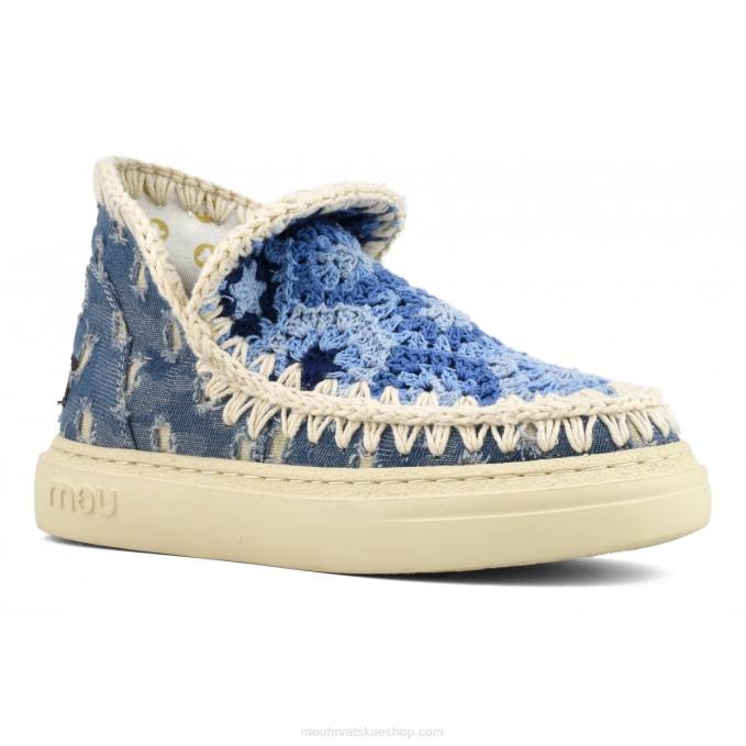 denim patchwork Mou žene odvažni heklani denim patchwork Z46H85