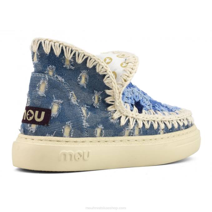 denim patchwork Mou žene odvažni heklani denim patchwork Z46H85