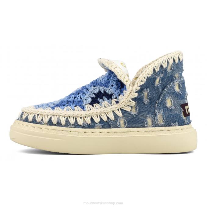 denim patchwork Mou žene odvažni heklani denim patchwork Z46H85