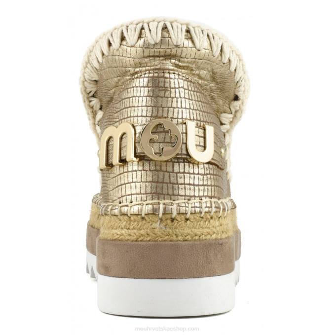 metalik gušter zlato Mou žene eskimo juta posebna koža Z46H214