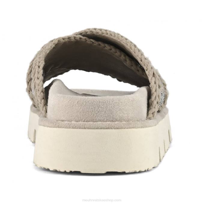 zlato Mou žene criss-cross bio sandal traper i šljokice Z46H149