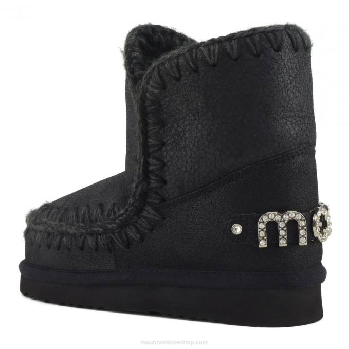 napuknuto crno/sivo Mou žene logotip eskimo 18 kamenčića Z46H252