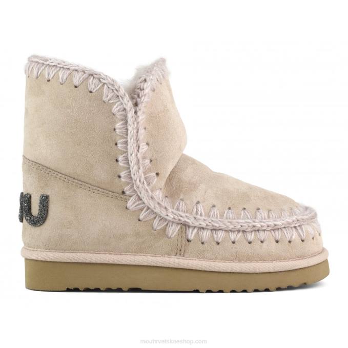 ružičasto bež Mou žene eskimo 18 svjetlucavi logo Z46H239