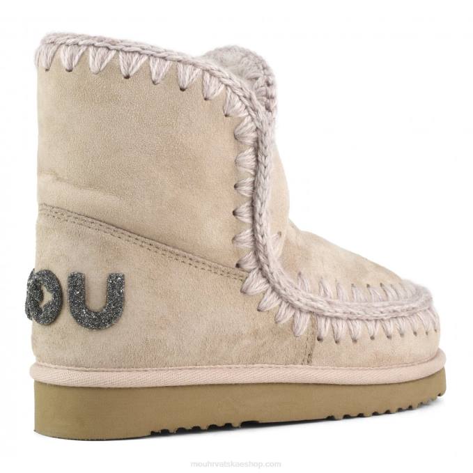 ružičasto bež Mou žene eskimo 18 svjetlucavi logo Z46H239