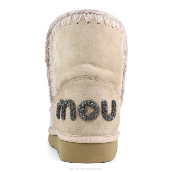 ružičasto bež Mou žene eskimo 18 svjetlucavi logo Z46H239