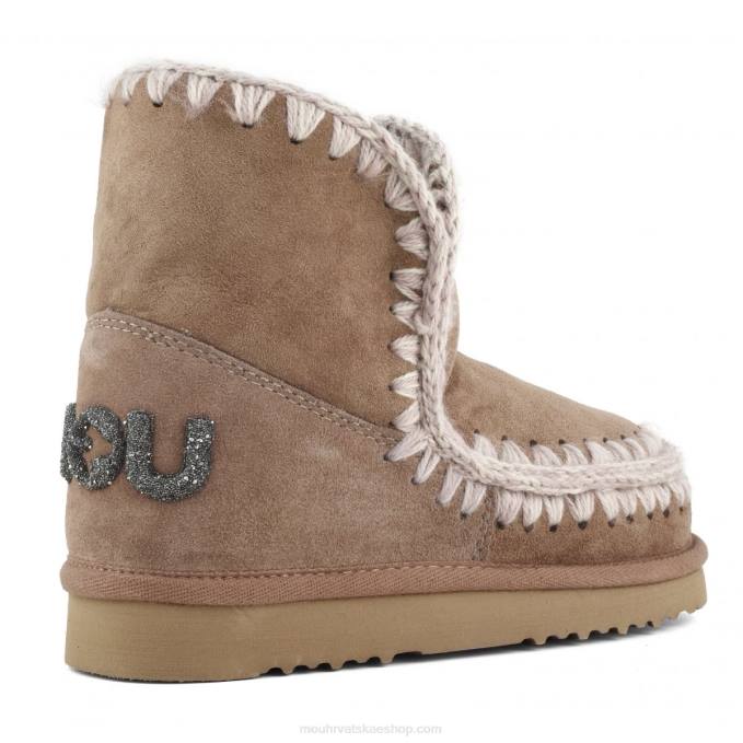 ružičasto smeđa Mou žene eskimo 18 svjetlucavi logo Z46H235