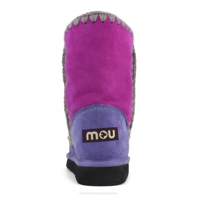ciklamin/ljubičasta mješavina Mou žene blok boja eskimo 24 Z46H301