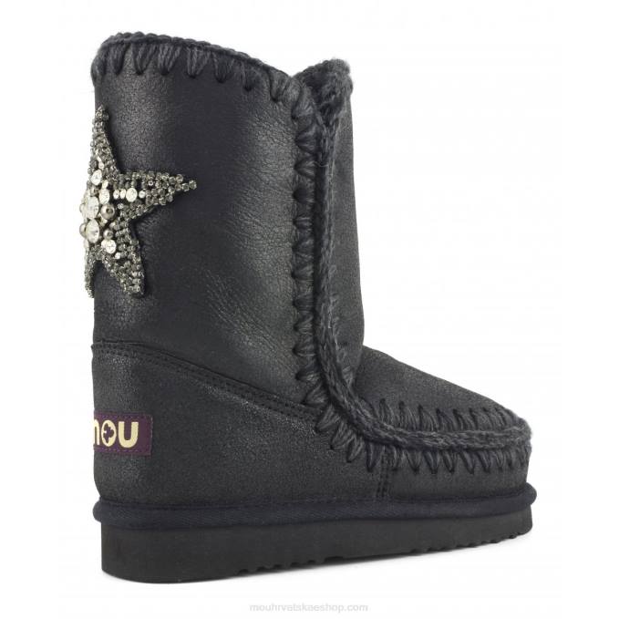 napuknuto crno/sivo Mou žene eskimo 24 stražnja zvijezda Z46H366