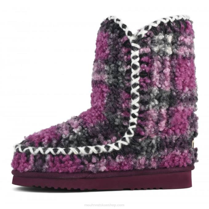 plišani jorgovan Mou žene eskimo 24 tartan teddy flis Z46H320