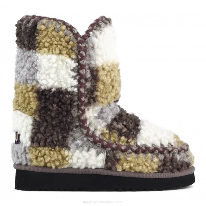 teddy provjerava marron Mou žene eskimo 24 tartan teddy flis Z46H322