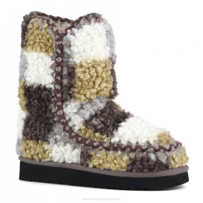 teddy provjerava marron Mou žene eskimo 24 tartan teddy flis Z46H322
