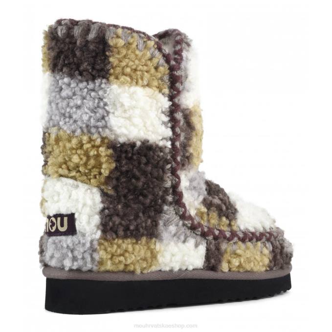 teddy provjerava marron Mou žene eskimo 24 tartan teddy flis Z46H322