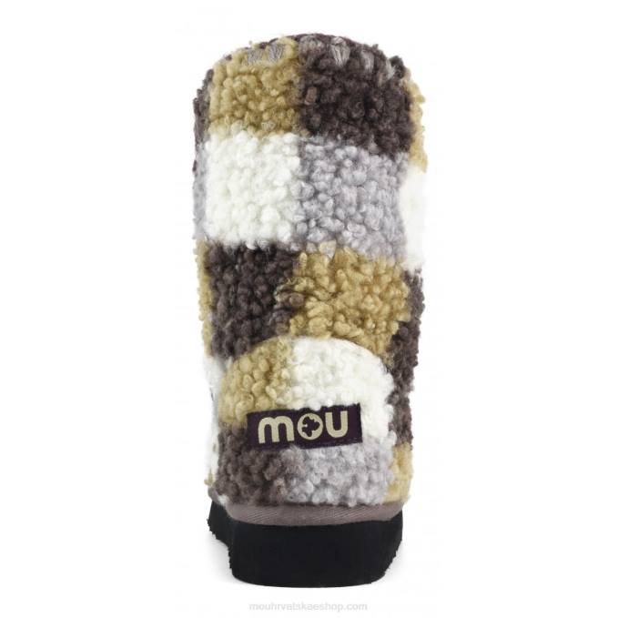 teddy provjerava marron Mou žene eskimo 24 tartan teddy flis Z46H322