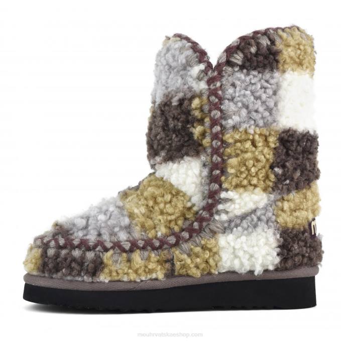 teddy provjerava marron Mou žene eskimo 24 tartan teddy flis Z46H322