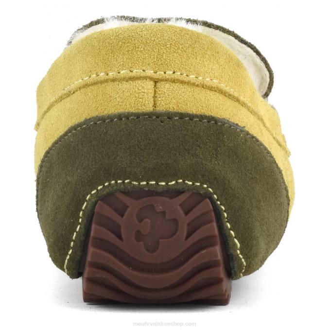 mješavina senfa Mou žene color block mocassin eskimo šavovi Z46H681